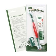 Pet Toothbrush Toothpaste Kit Finger Brush Clean Teeth Mouth Cat Dog Care K5A6